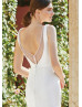 Beaded Ivory Mikado Wedding Dress With Detachable Belt